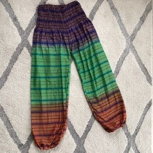 NWOT Harem hippie pants